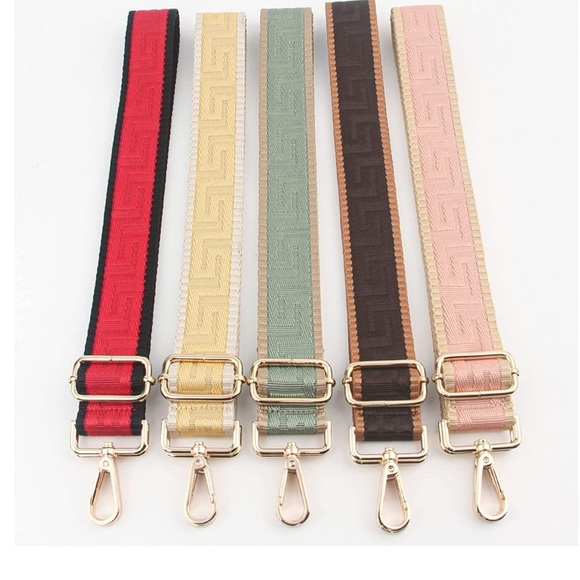 JACQUARD Red Crossbody purse strap, replacement guitar strap, NWT - Picture 4 of 4